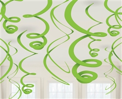 Kiwi Swirl Decorations | Luau Party Supplies