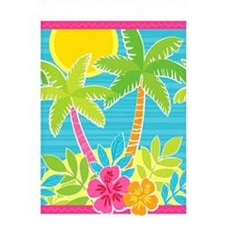 Summer Scene Plastic Table Cover | Luau Party Supplies