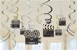 Lights! Camera! Action! Value Pack Foil Swirl | Party Supplies