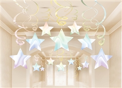 Iridescent Swirl Shooting Star Mega Value Pack | Party Supplies