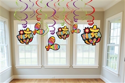 Fiesta Value Pack Swirl Decorations | Party Supplies