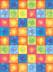 Disco Boogie Squares Scene Setters Room Roll | Party Supplies