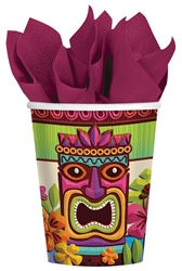 Tropical Tiki Cups | Luau Party Supplies