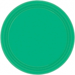 Festive Green 10-1/2" Paper Plates - 20ct | Party Supplies