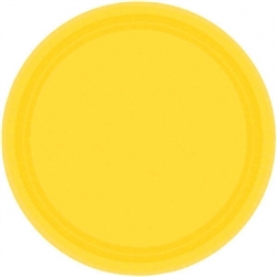 Yellow Sunshine 10-1/2" Paper Plates - 20ct | Party Supplies