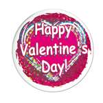 Happy Valentine's Day Button | Party Supplies