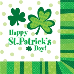St. Patrick's Day Cheer Lunch Napkins | Party Supplies