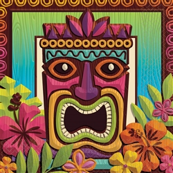 Tropical Tiki Luncheon Napkins | Party Supplies