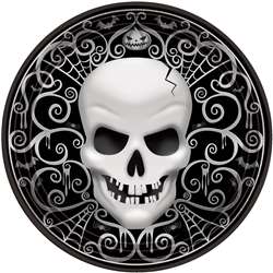 Fright Night Round Plates, 10-1/2" | Party Supplies