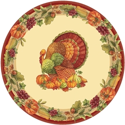 Joyful Thanksgiving Round 7" Plates | Party Supplies