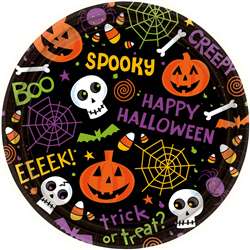 Spooktacular Round Plates, 7" | Party Supplies