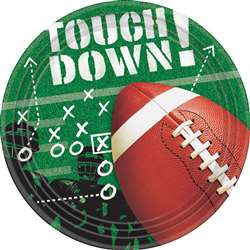 Football Frenzy 9" Plates | Party Supplies