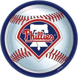 Philadelphia Phillies 9" Round Plates | Party Supplies