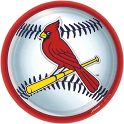 St. Louis Cardinals 9" Round Plates | Party Supplies