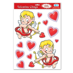 Valentine Cupid Clings