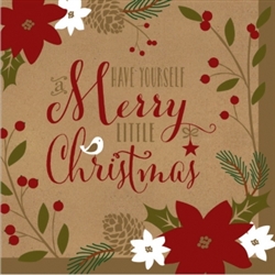 Merry Little Christmas Dinner Napkins | Party Supplies
