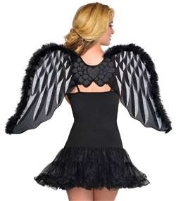 Angel Wings - Black | Party Supplies