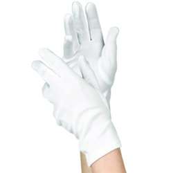 Child's Short Gloves - White | Party Supplies