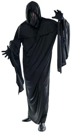 Adult Ghoul Robe - Black | Party Supplies
