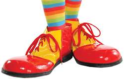 Clown Shoes - Red/Yellow | Party Supplies