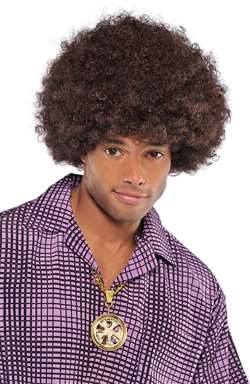 Afro Wig - Brown | Party Supplies