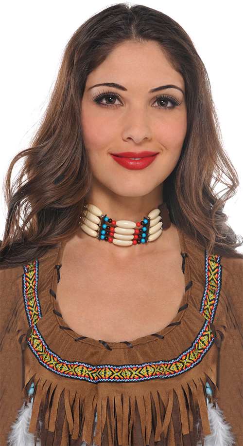 Native American Choker Necklace | Halloween Accessories | Western Costumes