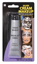 Silver Metallic Cream Makeup | Party Supplies