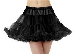 Adult Full Petticoat - Black | Party Supplies