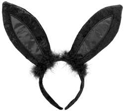 Bunny Ears Headband - Black | Party Supplies