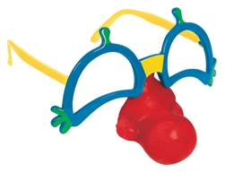 Clown Glasses w/Nose | Party Supplies