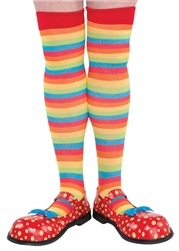 Clown Girl Shoes - Adult | Party Supplies