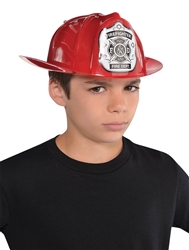 Red Fireman Hat - Child | Party Supplies