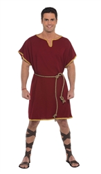 Burgundy Tunic - Adult | Party Supplies