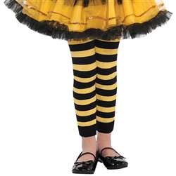 Bumblebee Fairy Footless Tights | Party Supplies