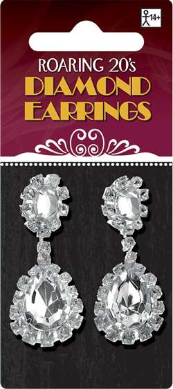 Diamond Earrings | Party Supplies