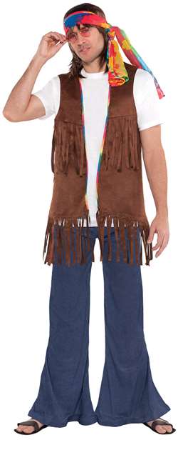 Men's Hippie Vest | Party Supplies