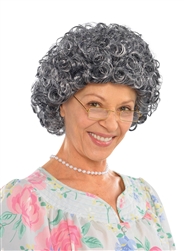 Granny Curly Wig | Party Supplies