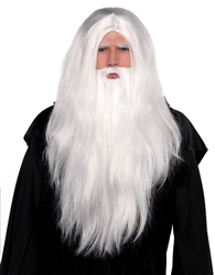Sorcerer Wig & Beard Set | Party Supplies