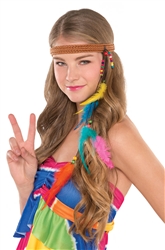 60's Feather Headband | Party Supplies