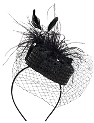 50's Pillbox Fashion Headband | Party Supplies