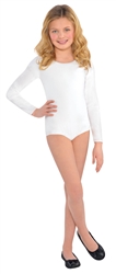 White Bodysuit - Child S/M | Party Supplies