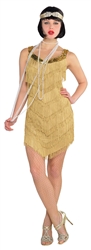 Champagne Flapper Dress | Party Supplies