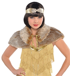 Roaring 20's Furry Capelet | Party Supplies