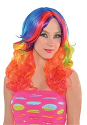 Manic Rainbow Wig | Party Supplies