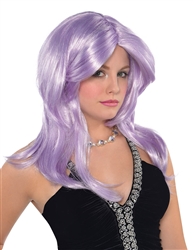Lavender Fashionista Wig | Party Supplies