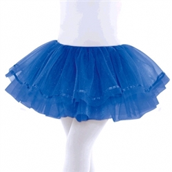 Royal Blue Sparkly Tutu - Child S/M | Party Supplies