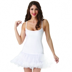 White Petticoat Dress - Adult M/L | Party Supplies