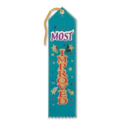 Most Improved Award Ribbon