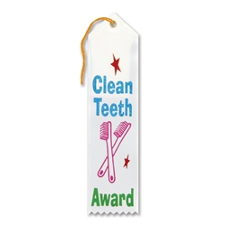 Clean Teeth Award Ribbon