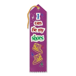 I Can Tie My Shoes Award Ribbon